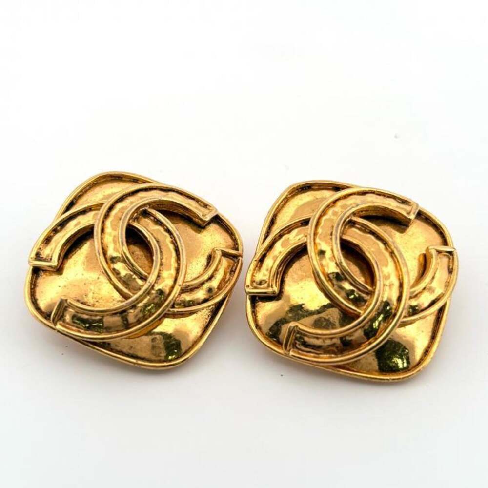 Chanel Cc Logo Clip-On Earrings Metal #247072C61B - Picture 5 of 5